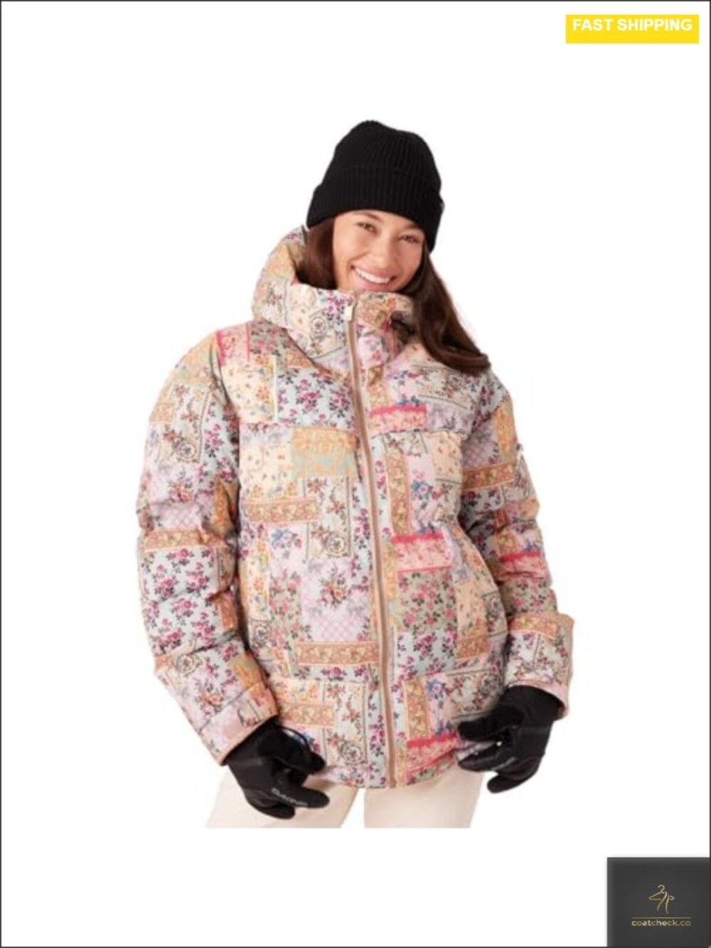 Roxy Women's Insulated Ski Jacket 15K Waterproof Snowboard Relaxed Fit Puffer